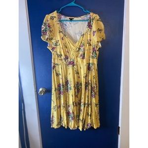 Lightly used floral midi dress
